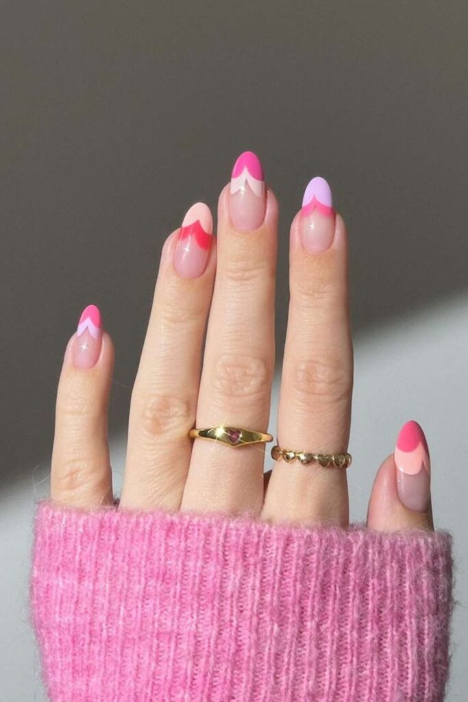 valentines heart nails 32