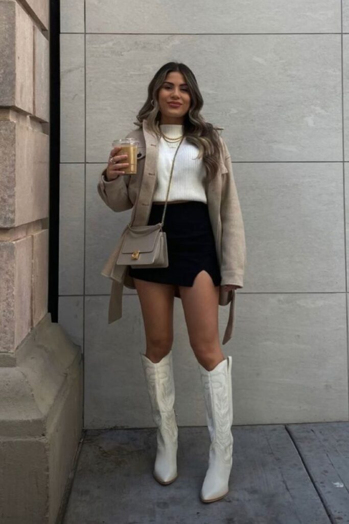 How to Style Cowboy Boots During Cold Weather 2