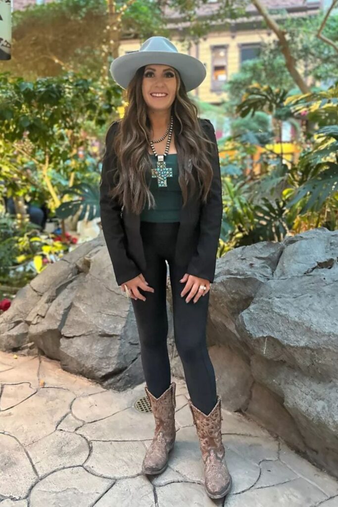 How to Style Cowboy Boots for Women Over 50 2