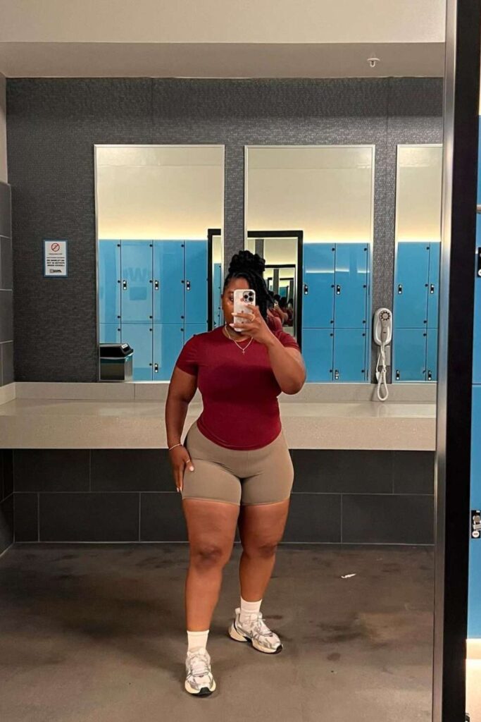 gym outfits for plus size women 12