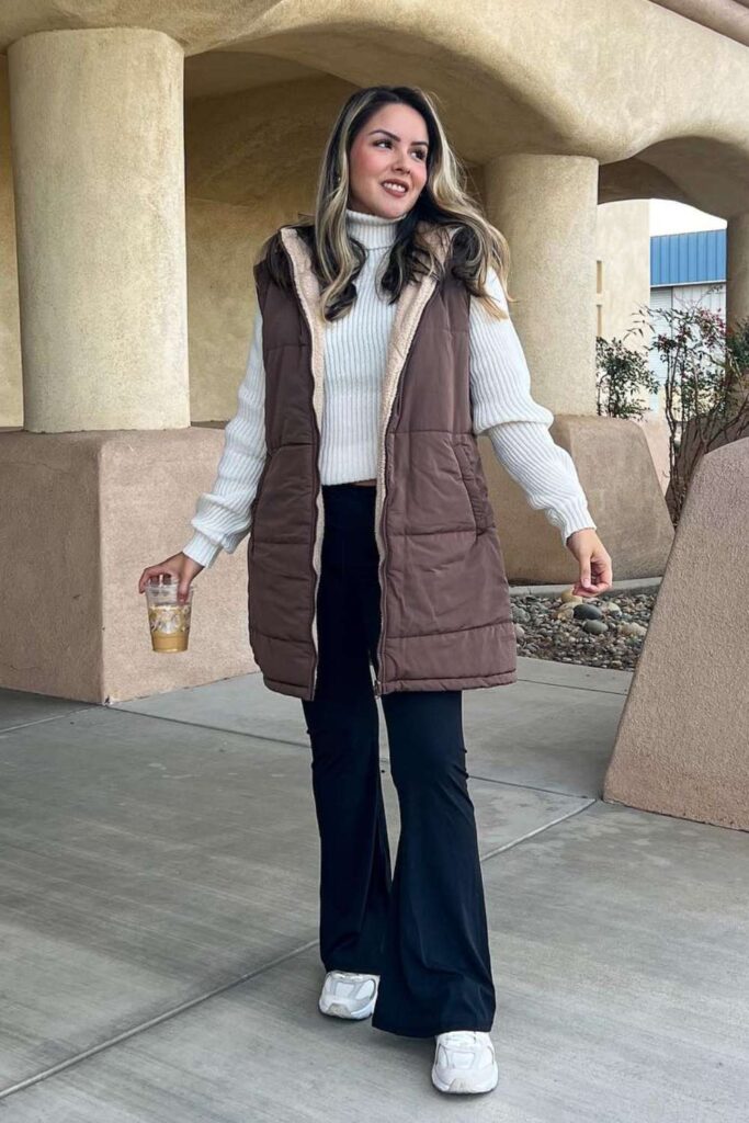 puffer vest outfit 15