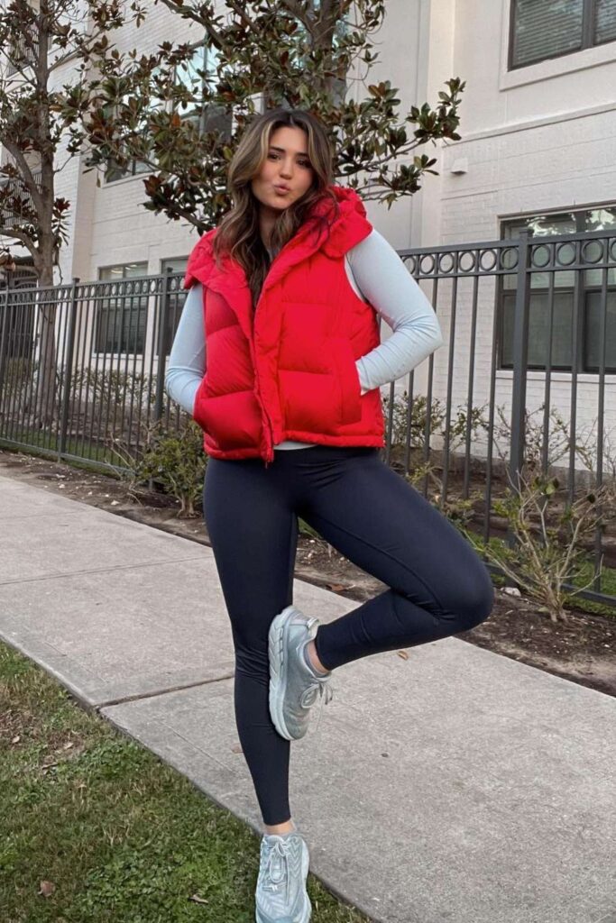 puffer vest outfit 23