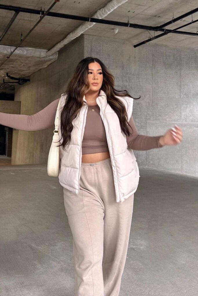 puffer vest outfit 7